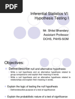 6 Inferential Statistics VI - May 12 2014