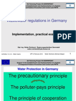 Wastewater Regulations in Germany: Implementation, Practical Examples