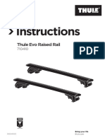 Instructions: Thule Evo Raised Rail