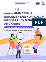 Panduan Bimbingan Teknis Implementasi Kurikulum Merdeka Jenjang SMA - Angkatan 1