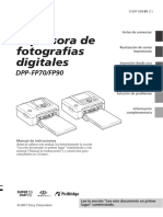 Impresora de Fotografías Digitales: DPP-FP70/FP90