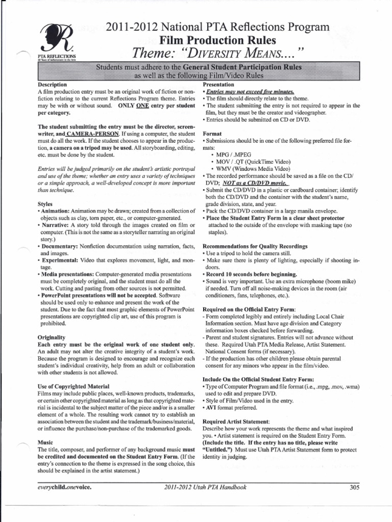 Film Production Rules | PDF | Filmmaking | Animation