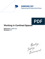 Working in Confined Spaces: SWP-013 D1