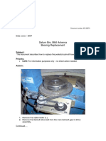 Saturn BM, Mkii Antenna Bearing Replacement: Date: June - 2007