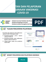 Pencatatan Dan Pelaporan Pelaksanaan Vaksinasi COVID-19