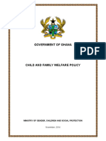 Ghana Child and Family Welfare Policy - 0