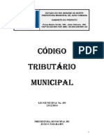 Código Código Código Código Tributário Tributário Tributário Tributário Municipal Municipal Municipal Municipal