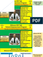 ROJoson PEP Talk: Patient-Centered Care Management - An Advocacy