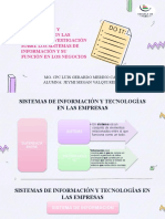 Investigación Sobre Los Sistemas de Información y Su Función en Los Negocios