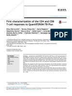 First Characterization of The CD4 and CD8 T Cell R