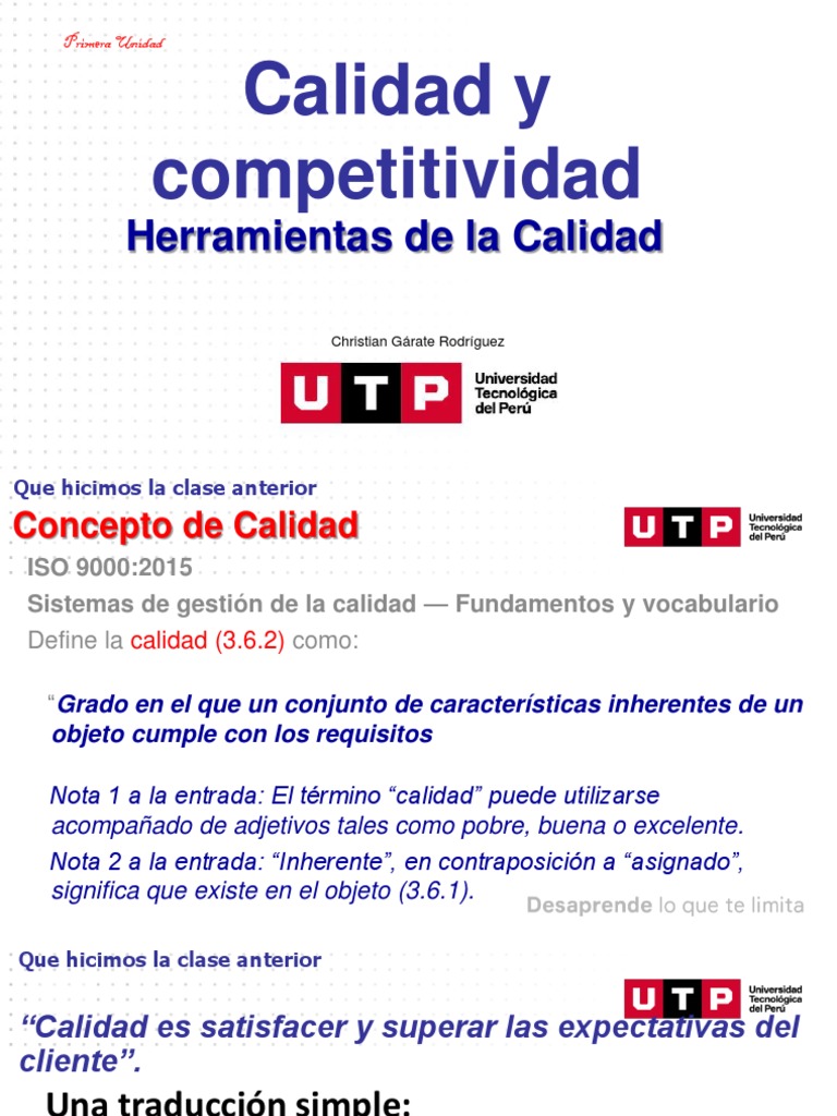 S02.s2 Calidad y Competitividad | PDF | Calidad (comercial) | Iso 9000