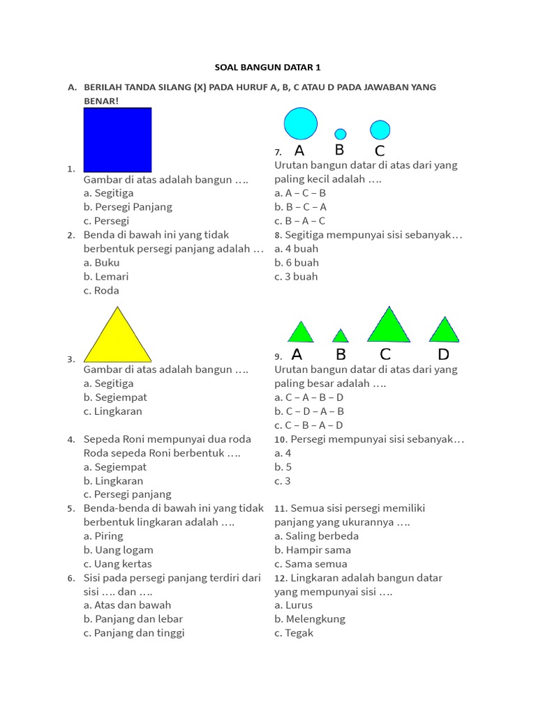 Soal Bangun Datar | PDF