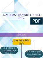 Tam Đoạn Luận Nhất Quyết ĐƠN