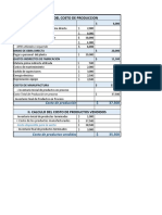 I. Calculo Del Costo de Produccion