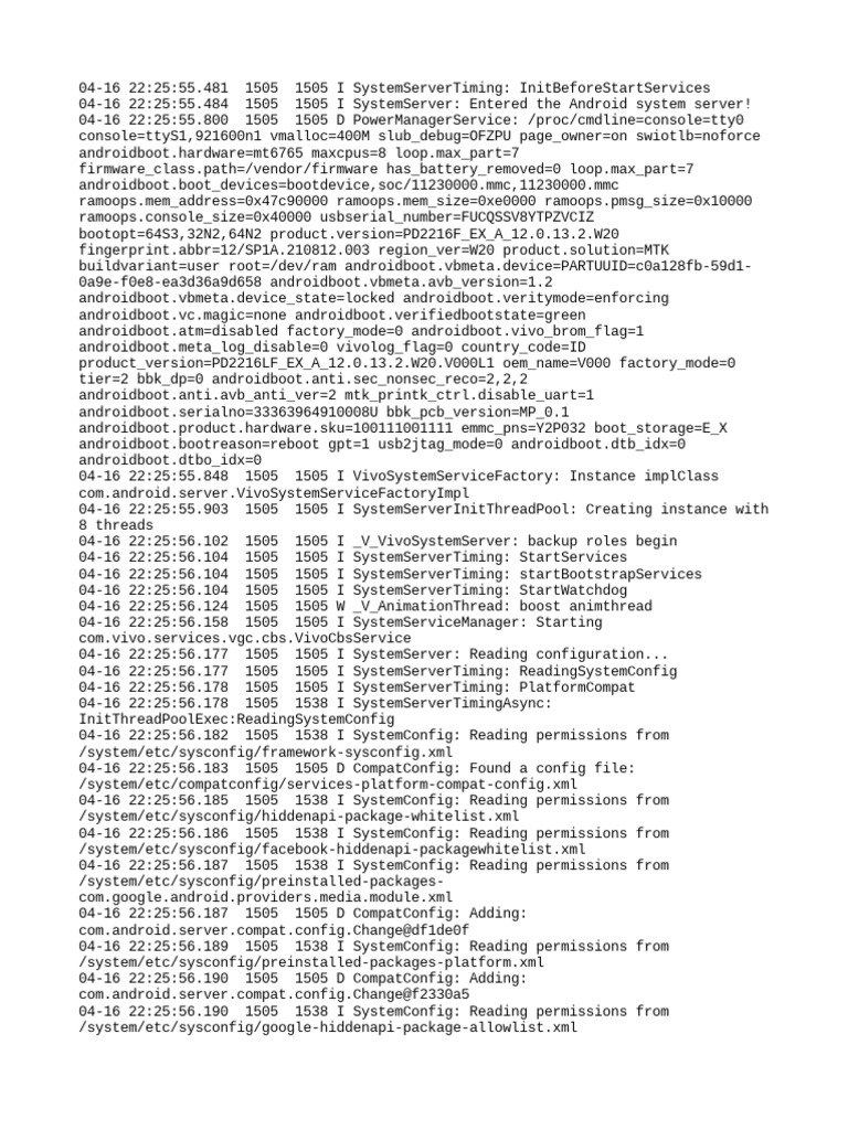 Android System Server Initialization | PDF | Software Development ...