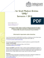 IFRS para SMEs CLASE Secc 11 y 12 Inst Fin Entregable Mayo 2014