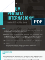 Pertemuan 12: Hukum Perdata Internasional