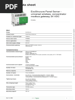 EcoStruxure Panel Server PAS600L Data Sheet