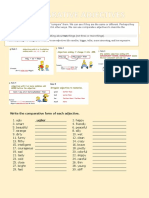 Comparative Adjectivesrules Grammar Drills Grammar Guides Worksheet Templates - 130085