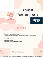 Ancient Women in Asia