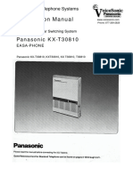 KX-T30810 Installation Manual