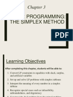 Chapter 3-Linear Programming Models - Simplex