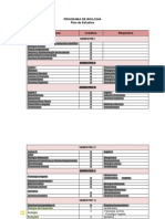 Plan de estudios de biología en 10 semestres