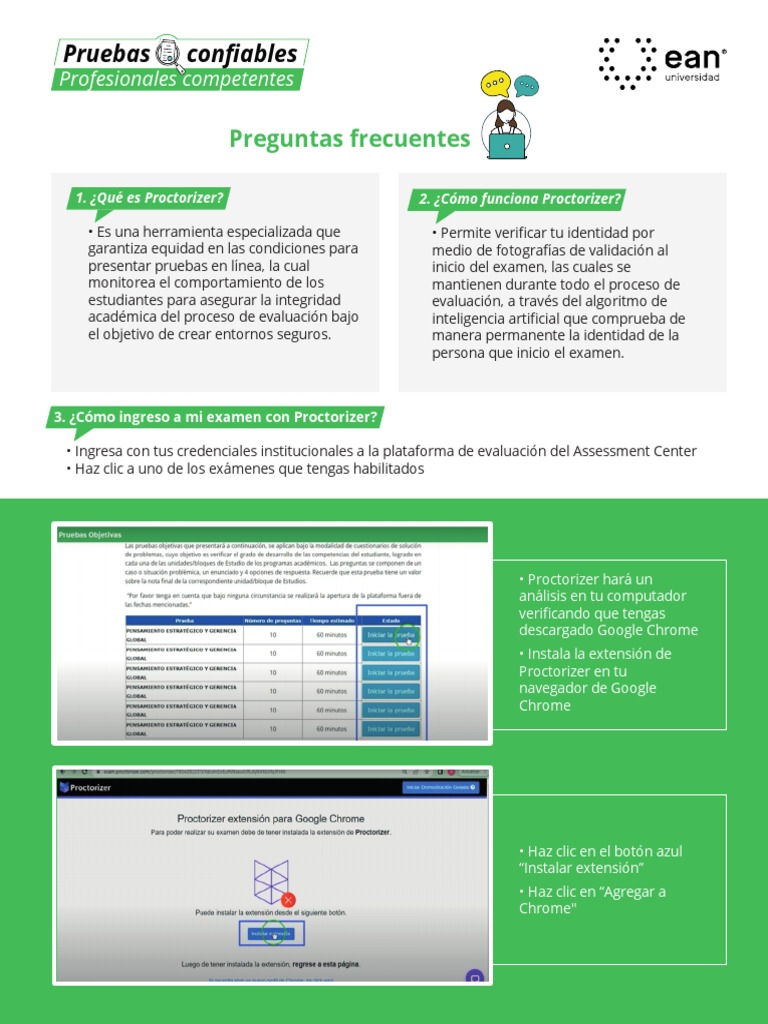 Guía de Uso de Proctorizer para Exámenes | PDF | Informática