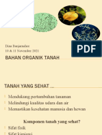 Bahan Organik Tanah: Dina Banjarnahor 10 & 11 November 2021