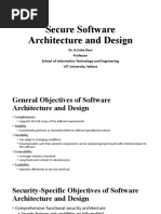 Secure Software Architecture and Design