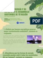 Fuente de Energía Y Su Impacto en El Desarrollo Sostenible de Tú Región