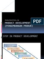Product Development (Pengembangan Produk) : Mindiya Fatmi M.Farm., Apt