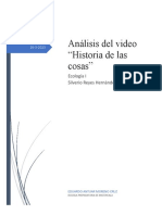 Análisis de los videos Historia de las cosas y Impacto ambiental del hombre