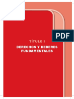 Derechos Y Deberes Fundamentales: Título I