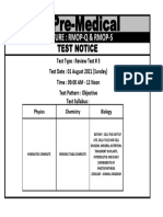 Pre-Medical: Nurture: Rmop-Q & Rmop-S