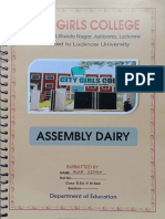 Assembly Diary