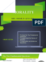 Morality: Mrs. Nermil B. Quezada