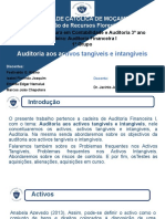 Auditoria Aos Ac: Universidade Católica de Moçambique Faculdade de Gestão de Recursos Florestais e Faunísticos