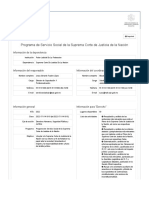 Programa de Servicio Social de La Suprema Corte de Justicia de La Nación