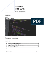 Arkan Niko Sarajiva - Laporan Praktikum Pemrogaman Web - Dasar-Dasar HTML