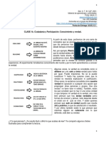 CLASE 1b. Ciudadanía y Participación: Conocimiento y Verdad