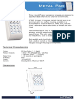 IP65 Rated Standalone Keypads
