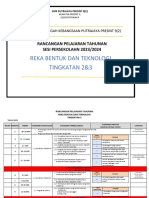 Reka Bentuk Dan Teknologi Tingkatan 2&3: Rancangan Pelajaran Tahunan SESI PERSEKOLAHN 2023/2024