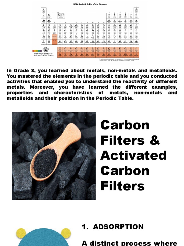 Carbon Filters PDF Filtration Chemical Engineering
