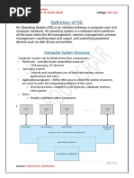 Operating System Notes MCA BPUT