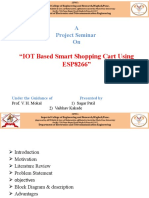 "IOT Based Smart Shopping Cart Using ESP8266": A Project Seminar On
