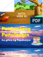 Math Week 28