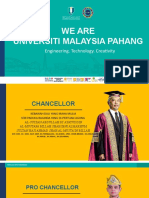 We Are Universiti Malaysia Pahang: Engineering. Technology. Creativity