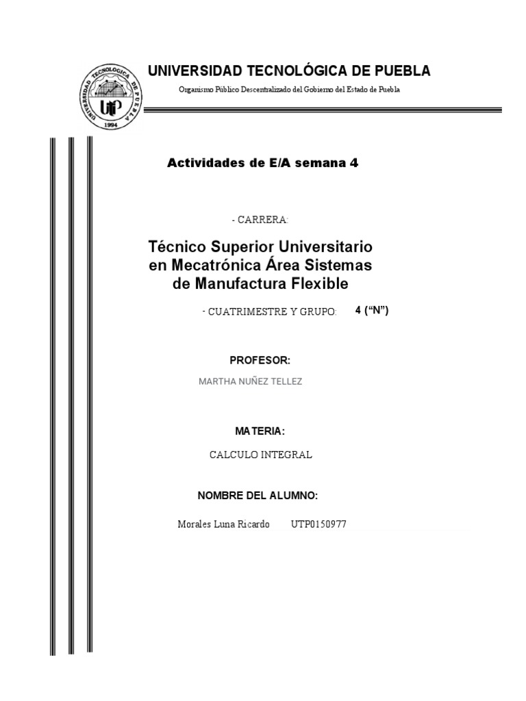 Semana 4 Descargar Gratis Pdf Integral Maestros