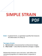 Simple Strain